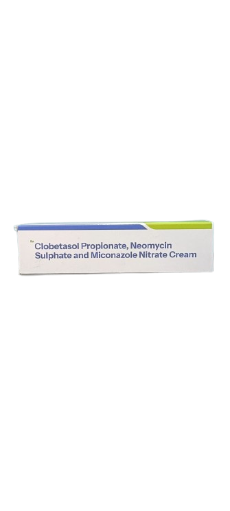 Clobetasol Propionate, Neomycin Sulphate and Miconazole Nitrate Cream